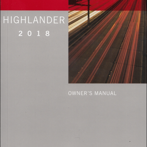 2018 Toyota Highlander Owners Manual Handbook with Case. Set of 5 Books - Picture 4 of 9